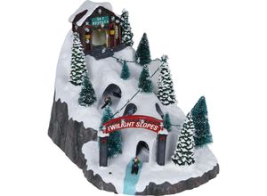 8719987580741 - Home Styling - Freizeitpark im Winter beweglich led 34 x 25 cm