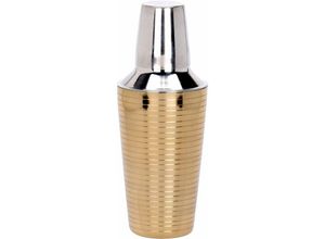 8719987754388 - Excellent Houseware - Cocktail-Shaker aus Edelstahl golden 500 ml