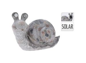 8719987807305 - Gartendeko Schnecke mit Solarlampe mgo n a