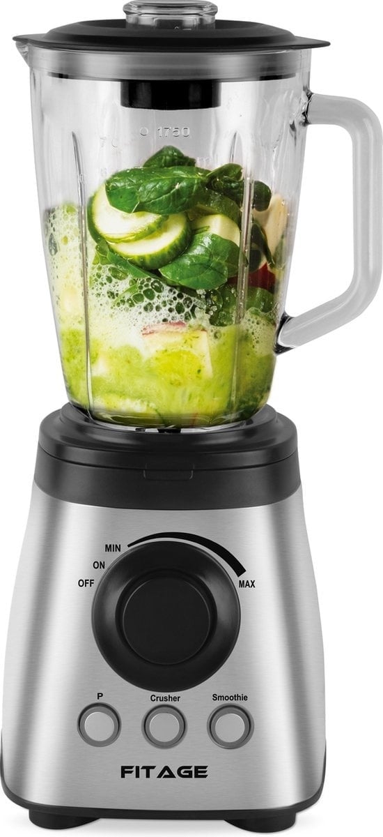 8719992433742 - Blender - Küchenmixer - 1200W und 19L Krug - Smoothie Maker - Mixer für unterwegs