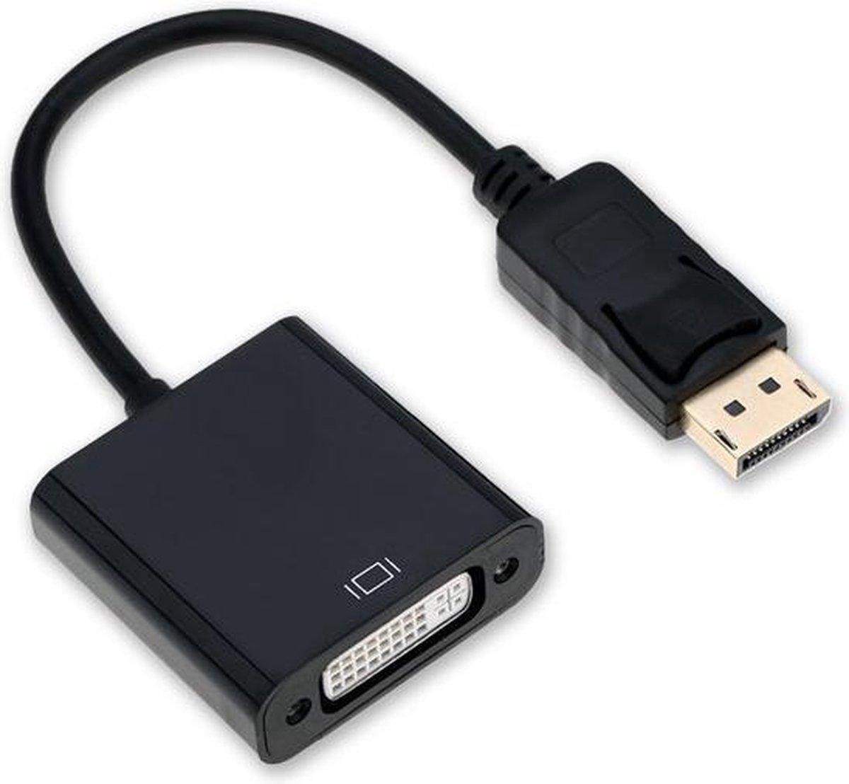 8719992803729 - Displayport zu DVI-I Adapter - DP zu DVI - DP zu DVI Adapter - Full HD 1080P Konverter