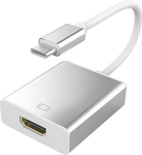 8719992803774 - USB C zu HDMI Kabel - USB 31 Typ C zu HDMI Adapter - 4K Ultra HD - Silber Grau