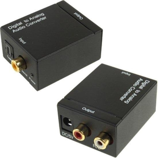 8719992803866 - GarpexÂ® Digitaler optischer zu analoger Audio-Wandler - Koaxial - SPDIF - DAC - D2A - Digitaler optischer koaxialer zu analoger RCA Audio-Wandler