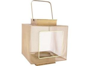 8720006043710 - Dijk Natural - Dijk Metalllaterne goldfarben 22 x 22 x 38 cm Deko-Accessoires