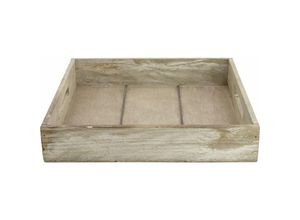 8720006238918 - Dijk Holz Tablett 26 x 26 x 5 cm Deko-Accessoires