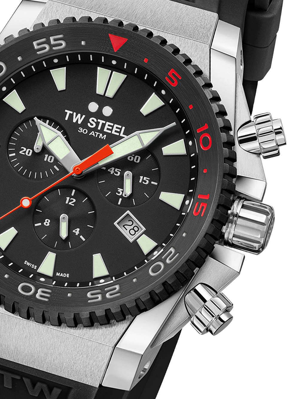 8720039111059 - TW-Steel ACE401 Ace Diver Chronograph Herrenuhr 44mm 30ATM