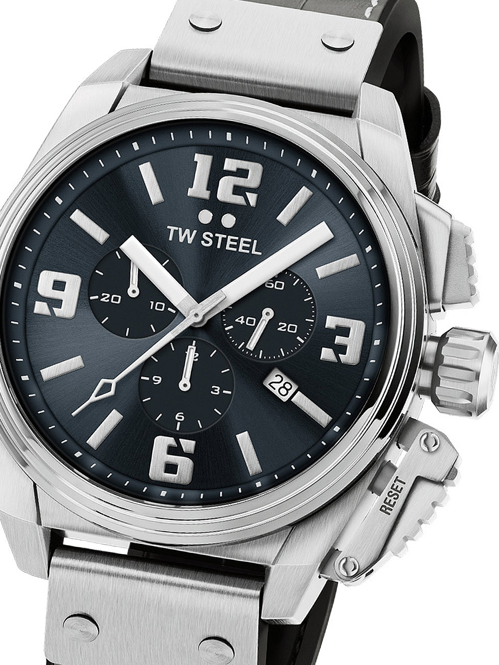 8720039111240 - TW-Steel TW1013 Canteen Chronograph Herrenuhr 46mm 10ATM