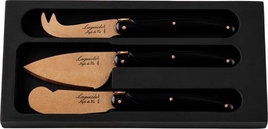 8720039620445 - Laguiole Style de Vie Käsemesser-Set Prestige Line - 3-teilig - Kupfer