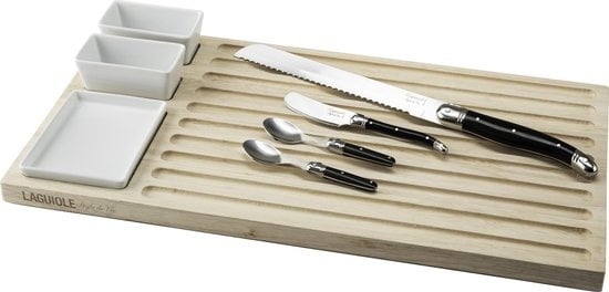 8720039620537 - Laguiole Style de Vie Trinkbrett mit Brotmesser Tabletts und Servierbrett