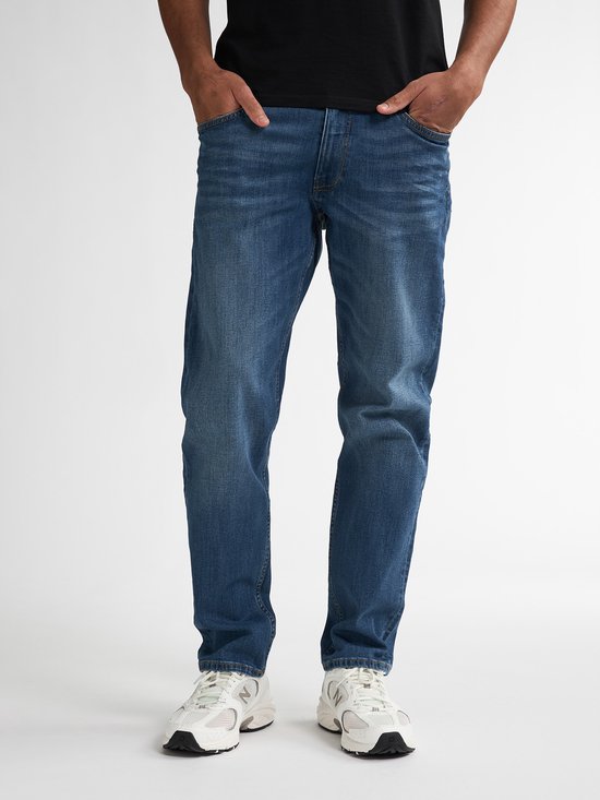 8720056871141 - - Russel Regular Tapered Fit Jeans für Herren - Blau - Größe W38L36