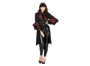 8720059062201 - Mantel Vampirin für Damen schwarz rot