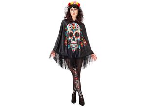 8720059072729 - buttinette Poncho La Catrina schwarz