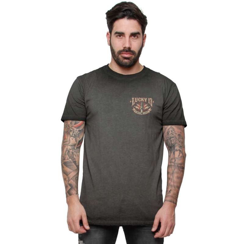 8720088646243 - Amped Tee Washed T-Shirt grau in L 8720088646243 - Amped Tee Washed T-Shirt grau in L