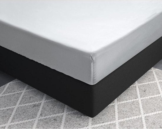 8720105610004 - Satin - Spannbetttuch - 160 x 220 - Weiß