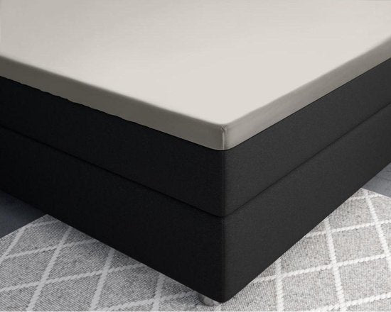 8720105639982 - Splittopper Spannbetttuch Satin - 180 x 220 - Creme