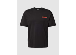 8720107980037 - T-Shirt aus Baumwolle mit Label-Detail