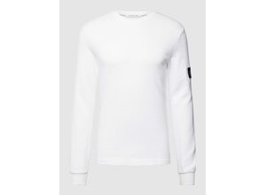 8720108155595 - Longsleeve aus Baumwolle mit Strukturmuster Modell WAFFLE