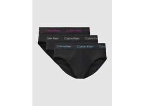 8720108803694 - Slip mit elastischem Logo-Bund im 3er-Pack Modell HIP BRIEF 3PK