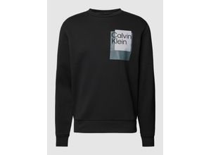 8720109030501 - Sweatshirt mit Label-Print Modell OVERLAY BOX