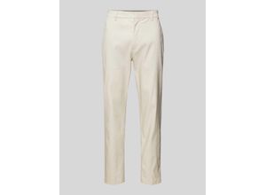 8720109261462 - Tapered Fit Leinenhose mit Label-Detail