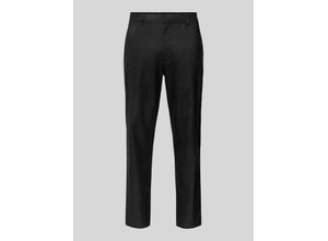 8720109261585 - Tapered Fit Leinenhose mit Label-Detail