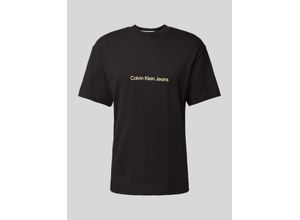 8720109342987 - T-Shirt mit Label-Print Modell SQUARE FREQUENCY 8720109342987 - T-Shirt mit Label-Print Modell SQUARE FREQUENCY
