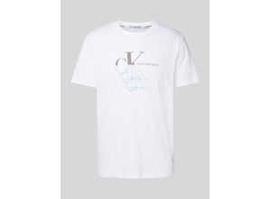 8720109356441 - T-Shirt mit Label-Print Modell MONOGRAM ECHO