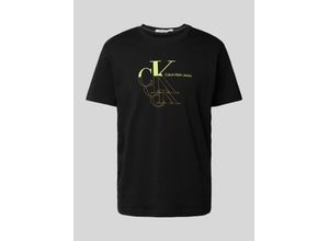 8720109361414 - T-Shirt mit Label-Print Modell MONOGRAM ECHO