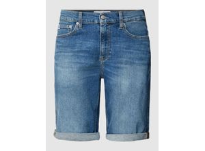 8720109460858 - Slim Fit Jeansshorts mit Label-Detail