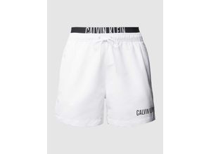 8720109703085 - Badeshorts Monogram Nylo Tunnelzug für Herren weiß L