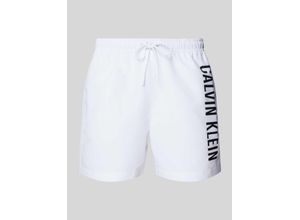 8720109714302 - Regular Fit Badeshorts mit Label-Print