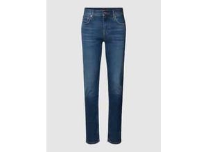 8720114483293 - Jeans mit Label-PAtch aus Leder Modell Denton