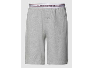 8720116326253 - Pyjama-Shorts mit Logo-Stitching