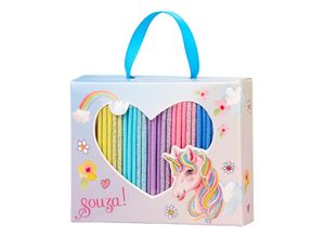 8720143320316 - Haargummis GIFTBOX ELENY – EINHORN 25-teilig in bunt