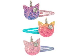 8720143328534 - Haarclips JULA KATZE 3er-Set in bunt