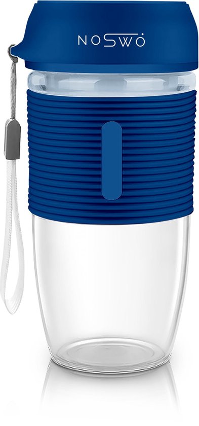 8720165578351 - Blender To Go - Tragbarer Mixer - Tragbarer Mixer - Mini-Mixer für unterwegs - Smoothie Maker - Kabelloser Mixer - Blau