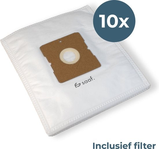 8720167428180 - Stofzuigerzakken - 10 Stuks - Oa Geschikt Voor Inventum SZ300 en Tomado TDB300 - Inclusief Filter