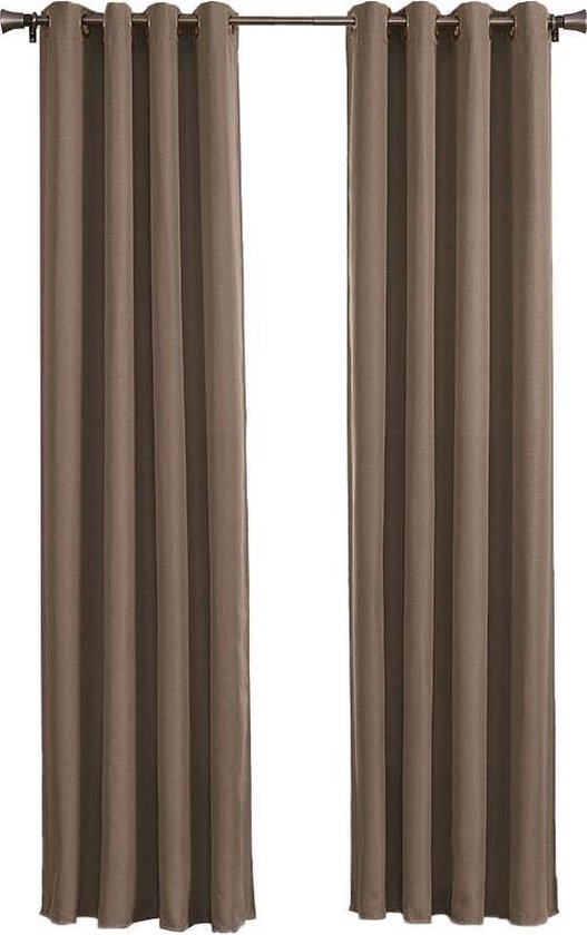 8720168395474 - Premium - Premium-Vorhang - Luxury Home Edition - Mit Ringen - 15m x 27m - Beige