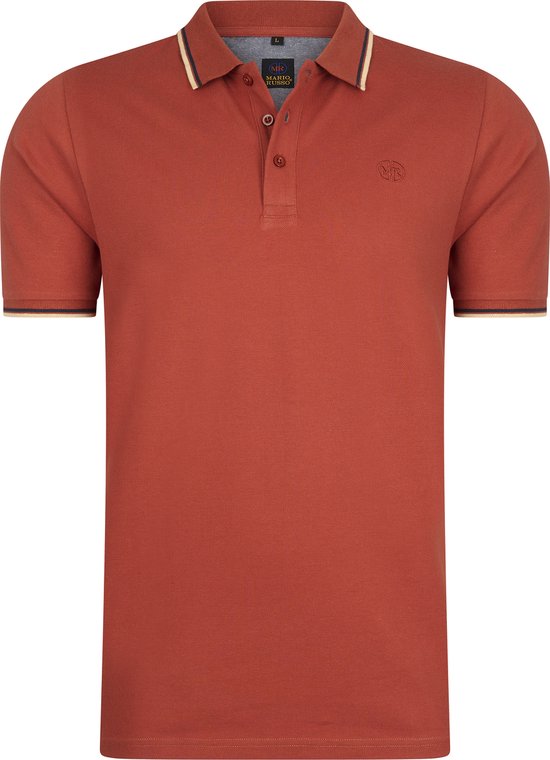 8720168689535 - Polohemd Edward - Polohemd Männer - Polohemden Männer - Baumwolle - Burnt Orange 8720168689535 - Polohemd Edward - Polohemd Männer - Polohemden Männer - Baumwolle - Burnt Orange