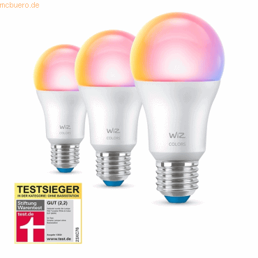 8720169075610 - LED-Lampe Standard 85W E27 Color & Tunable White Wi-Fi 3-pack E27