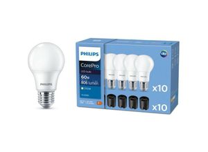 8720169168978 - CorePro LEDbulb nd 8 60W 827 Sockel E27 Warmweiß 2700K Glühlampenform - Philips