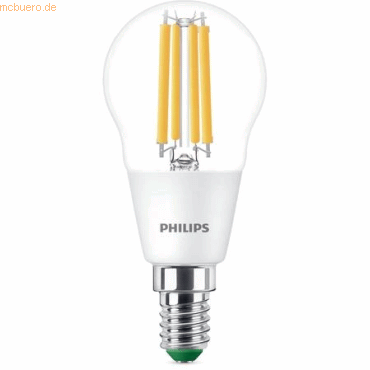 8720169188174 - Ultra Efficient LED Filament Lampe ersetzt 40W E14 Tropfen - P45 23W 485lm 2700K Einerpack