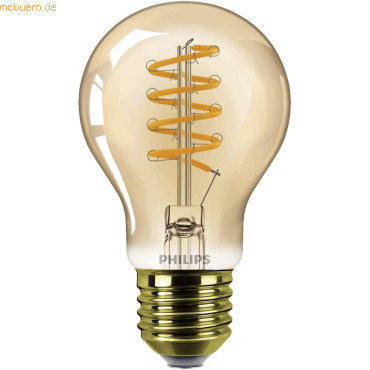 8720169191570 - Led Lampe E27 - Birne A60 55W 470lm 2200K ersetzt 40W Einerpack - yellow - Philips