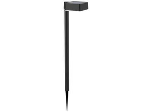 8720169265684 - Solar-Gartenpfahl Vynce 15 W 105 x 135 x 54 cm Schwarz Kunststoff karriert (2700 K) (Warmes Weiß) (1 Stück)