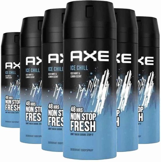 8720181114748 - 6x Deodorant Körperspray Ice Chill 150 ml