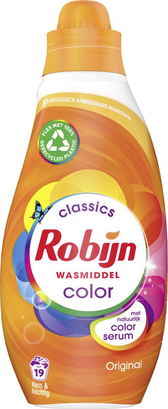 8720181315237 - Klein & Krachtig Wasmiddel Color 19 Waschmittel 665 ml