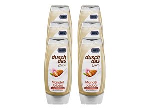8720181400285 - duschdas Care Duschgel Mandel Jojoba 225 ml 6er Pack