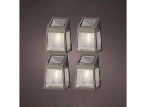 8720194422786 - - set de 4 apliques de pared solar led 898174