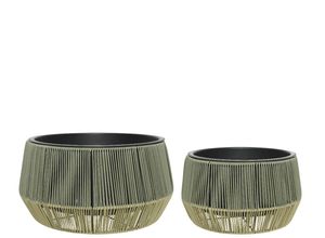 8720194431580 - Übertopf RUBY (DH 48x24 cm) DH 48x24 cm grün Blumentopf Blumenkübel Pflanzenkübel