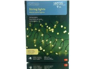 8720194632246 - Micro led String Lights Lichterkette 900 cm 180 Lichter warmweiß - Lumineo